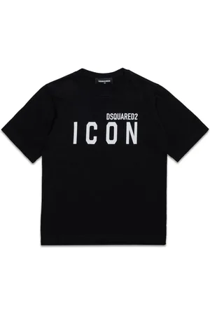 Dsquared2 T-shirt nera logo icon