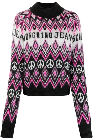 Moschino Maglia Donna Nera Poliammide