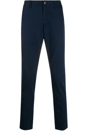 Michael Kors Pantalone blu scuro con vita elasticizzata sul retro