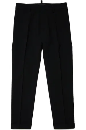 Dsquared2 Pantalone con piega stirata lana