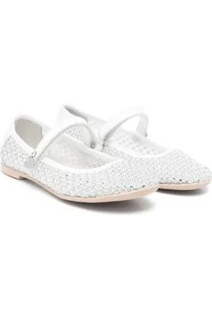 MONNALISA Ballerine bianche effetto rete