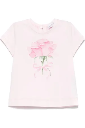 MONNALISA T-shirt con stampa rosa