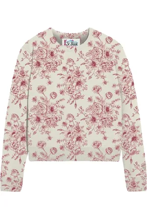 MC2 SAINT BARTH Maglione new queen crop bianco