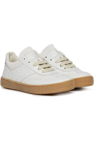 Maison Margiela Sneakers crema a inserti linguetta logo numerico