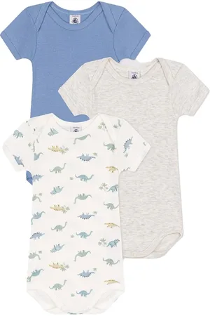 Petit Bateau Set body con dinosauri (3pz)