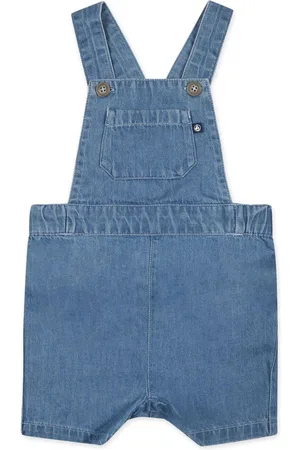 Petit Bateau Salopette denim neonato