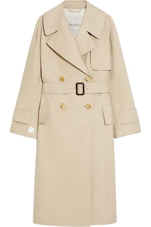 Max mara the cube Trench mtrench in tweel antigoccia sabbia