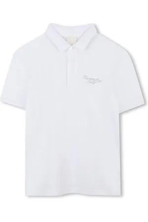 Givenchy Polo bianca logo petto ricamato