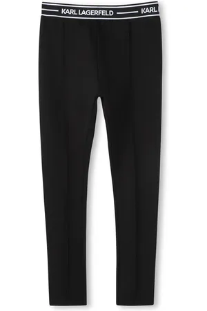 Karl Lagerfeld Leggins nero vita logata