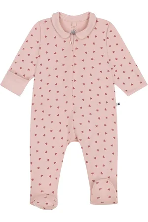 Petit Bateau Tutina rosa cipria cuori all-over