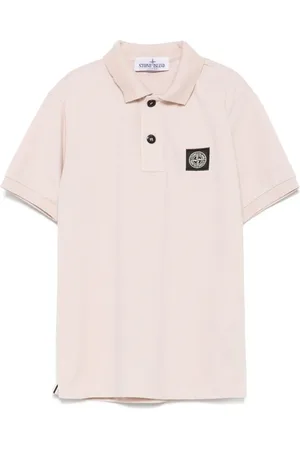 Stone Island Polo rosa antico con mini etichetta