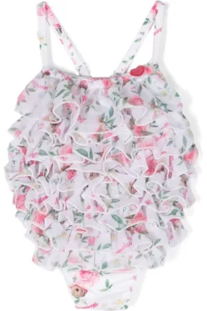 MONNALISA Costume neonata stampa floreale