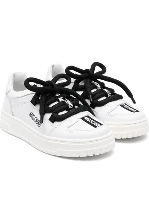Moschino Sneakers bianche banda logata