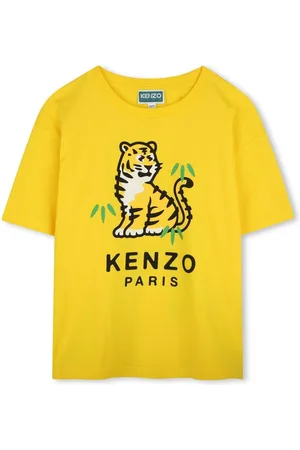 Kenzo T-shirt gialla logo Kotora