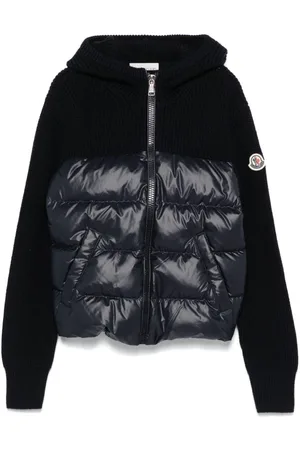 Moncler Cardigan imbottito blu
