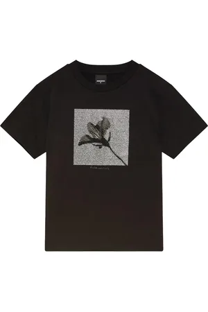 Patrizia Pepe T-shirt nera con stampa borchie