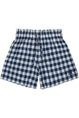 MAX&Co. Kids Short fantasia a quadretti blu