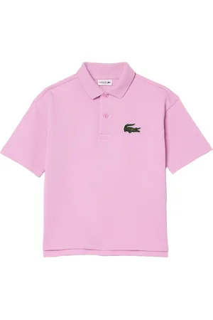 Lacoste T-shirt big logo ricamo