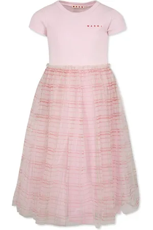 Marni Abito rosa con gonna in tulle