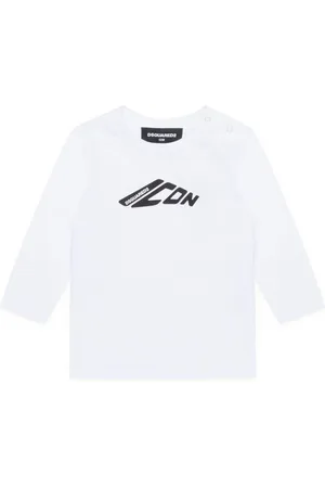 Dsquared2 Maglia bianca icon neonato