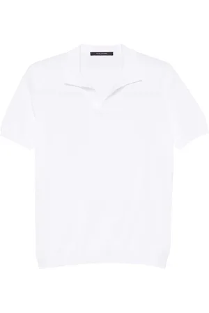 TAGLIATORE Polo Keith in maglia bianca