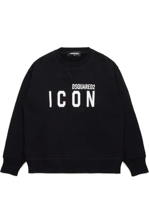 Dsquared2 Felpa nera logo icon