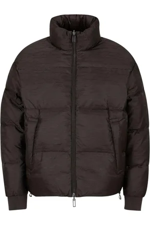 Emporio Armani Piumino reversibile firma logo all-over