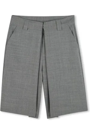 Givenchy Bermuda grigio con piega frontale
