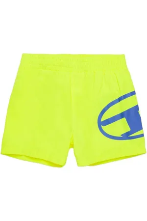 Diesel Costume giallo fluo Oval-D neonato