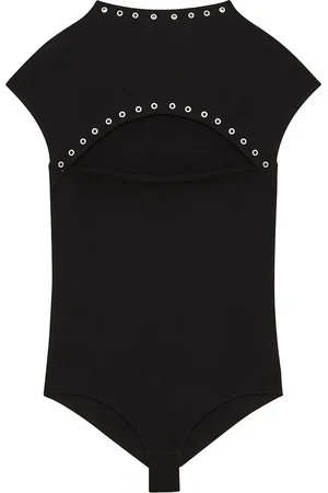 Patrizia Pepe Body con occhielli in metallo
