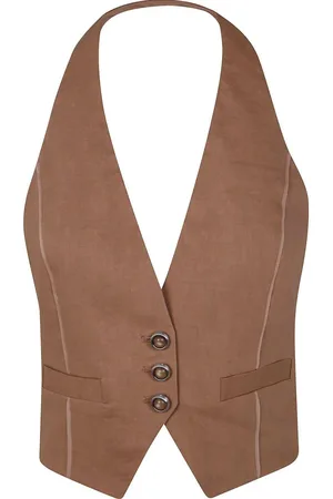 Pinko Gilet cornacchia marrone