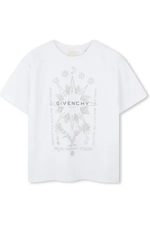 Givenchy T-shirt bianca grafica forntale