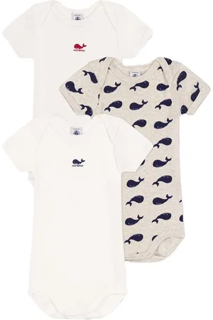 Petit Bateau Set body con balene (3pz)