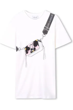 Marc Jacobs Abito bianco stampa borsa frontale