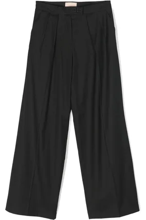 Elisabetta Franchi Pantalone plissettato lana