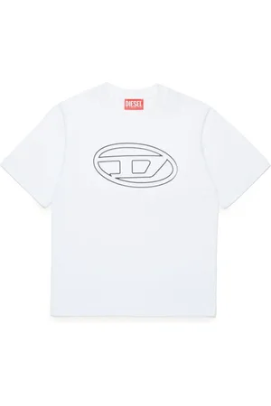 Diesel T-shirt bianca Oval-D