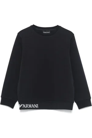 Emporio Armani Felpa orlo logato