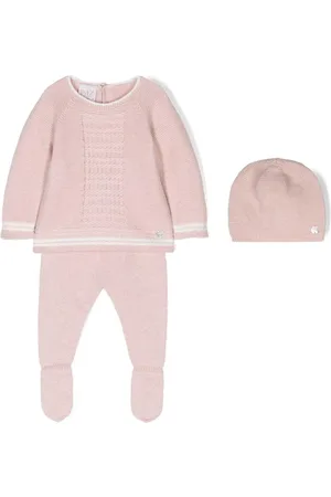 PAZ RODRIGUEZ Set in maglia neonata (4pz)