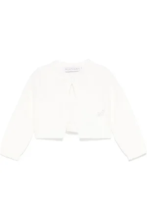 MONNALISA Cardigan panna neonato M con strass