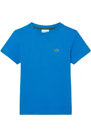 Lacoste T-shirt blu royal logo ricamo