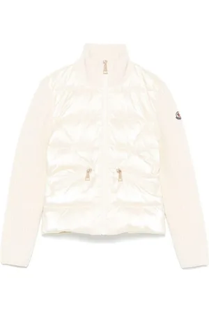 Moncler Cardigan imbottito panna