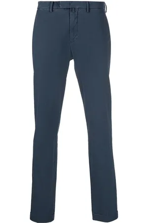 Briglia 1949 Pantalone in tinta unita cinque tasche blu