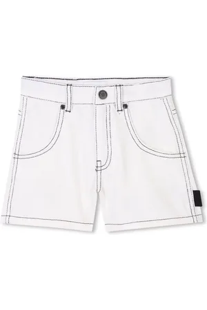 Marc Jacobs Short bianco cuciture a contrasto