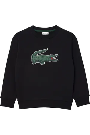 Lacoste Felpa nera big logo