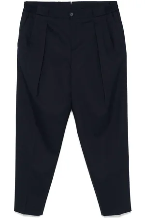 Manuel Ritz Pantalone blu con accessorio logato