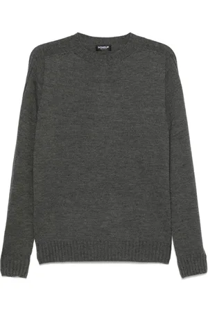 Dondup Maglione con profili sottili a contrasto lana