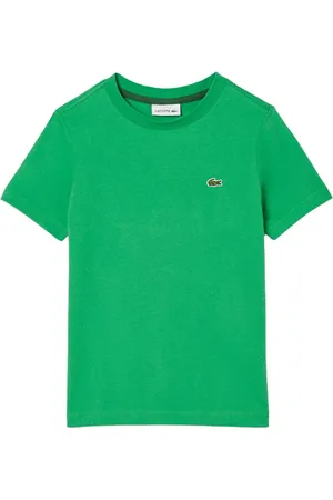 Lacoste T-shirt verde logo ricamo