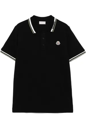 Moncler Polo nera orli logati