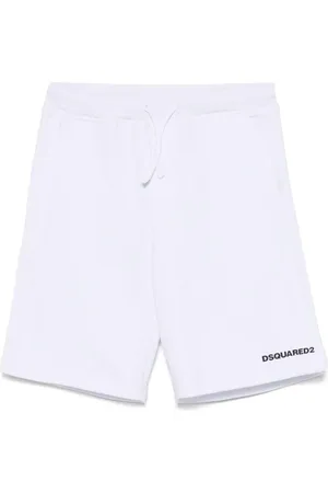 Dsquared2 Bermuda bianco mini logo