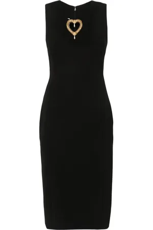 Moschino Abito tubino cut-out heart